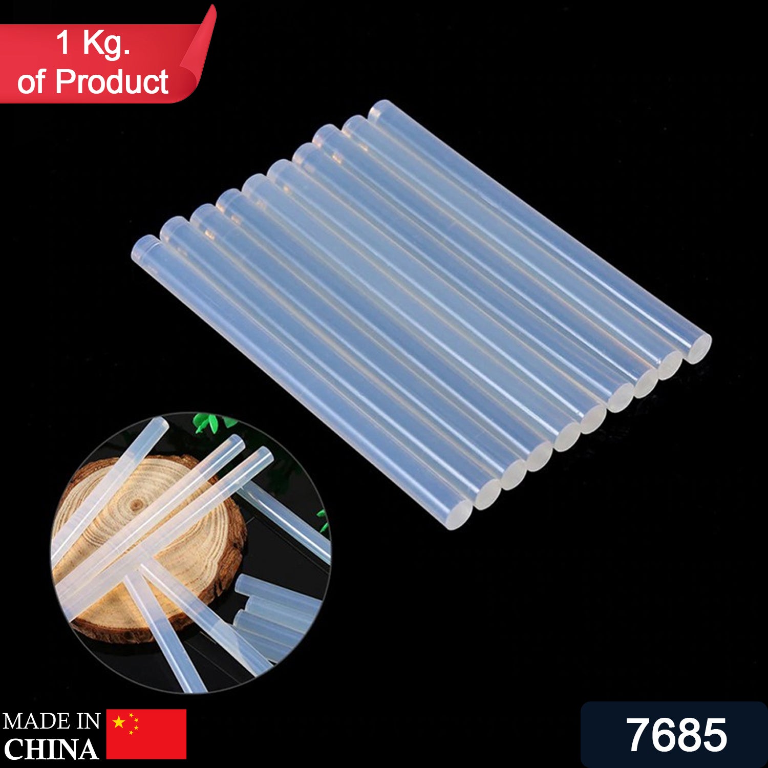 7685 Glue Sticks for Craft and Art Decoration Craft Work Multi-Purpose Transparent HOT MELT Glue Sticks ( 1 Kg ) DeoDap 7685 Glue Sticks for Craft and Art Decoration Craft Work Multi-Purpose Transparent HOT MELT Glue Sticks ( 1 Kg ) DeoDap